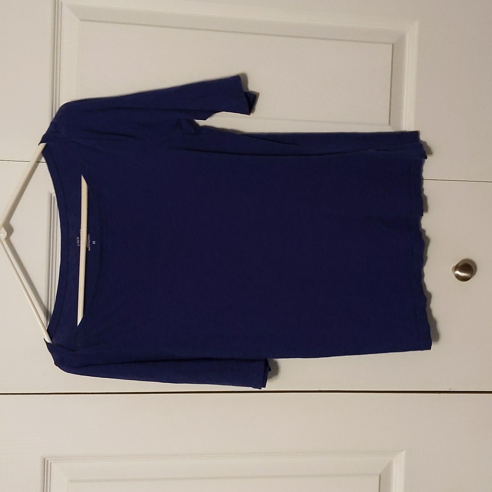 J Crew purple high neck tshirt